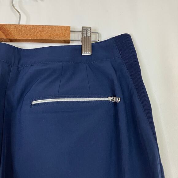 Zenergy by Chicos | Navy Windbreaker Material Pants Polyester Blend Chico 1/US 8 - Picture 8 of 8